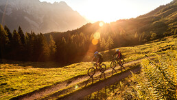 Biken in Saalfelden-Leogang | © Klemens König Biking on numerous trails in Saalfelden-Leogang | © Klemens König