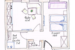 Skizze Wohnung Birnhorn Skizze Wohnung Birnhorn