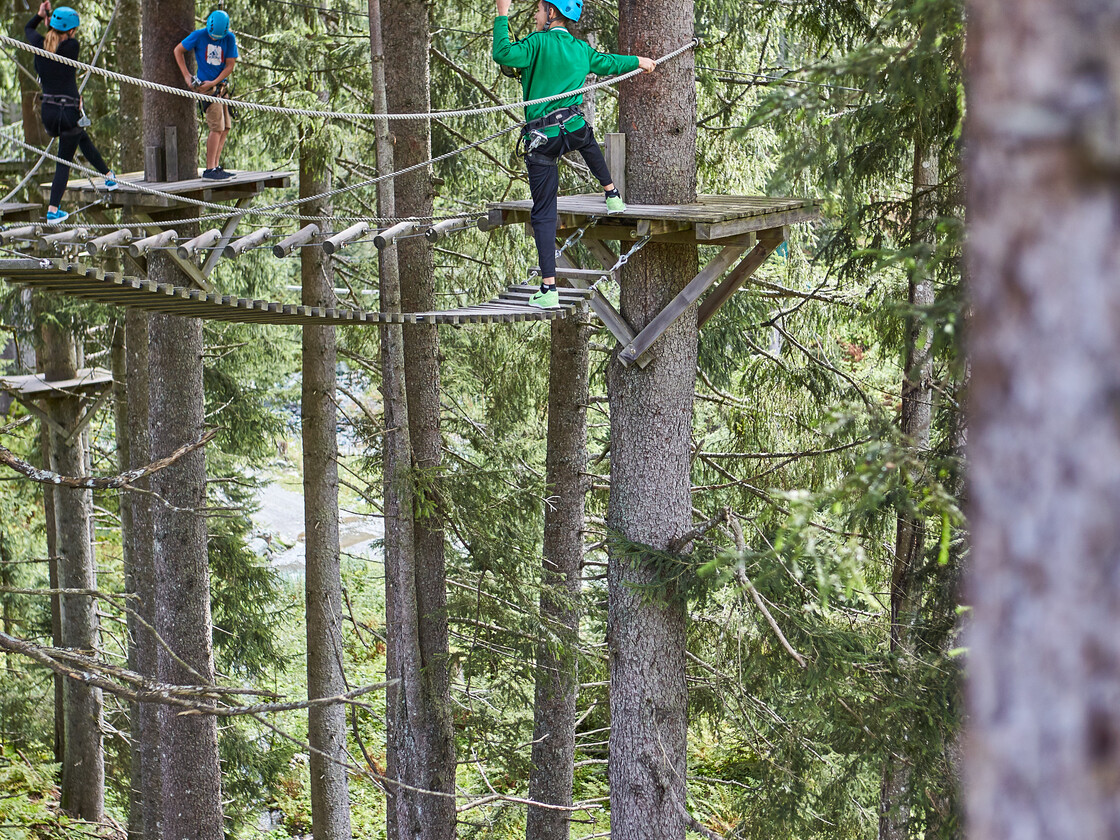 Hochseilpark Saalbach Hinterglemm Ausflugsziel Hochseilpark Saalbach Hinterglemm