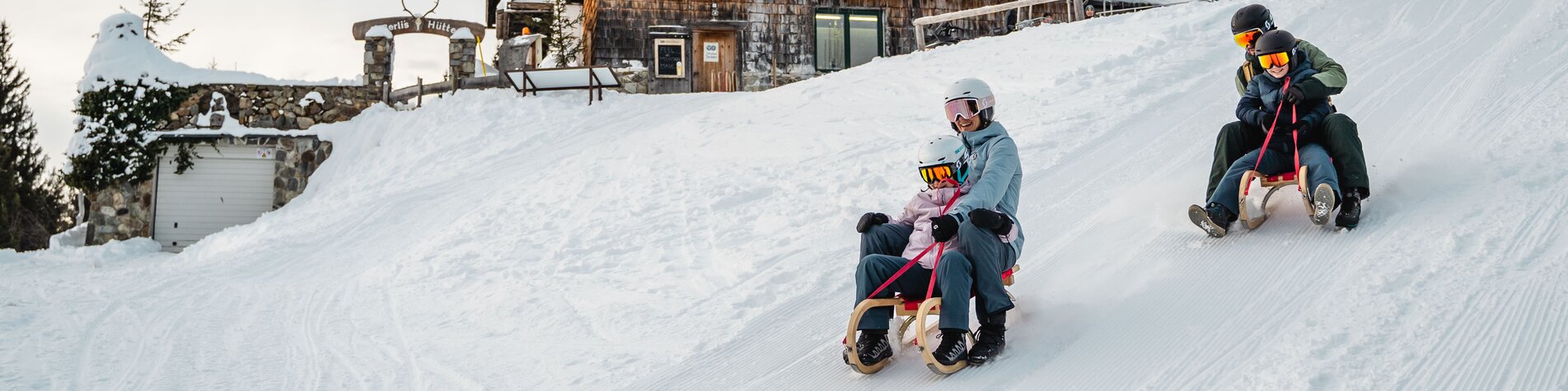 Rodelspaß für die ganze Familie in Saalfelden-Leogang | © Michael Geißler