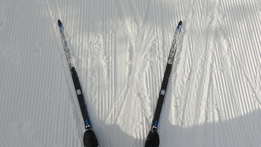 V-Stellung der Langlaufski | © Saalfelden Leogang Touristik GmbH