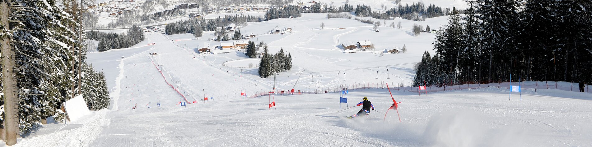 Ski-Training am Hinterreit Lift in Saalfelden | © Familie Hörl