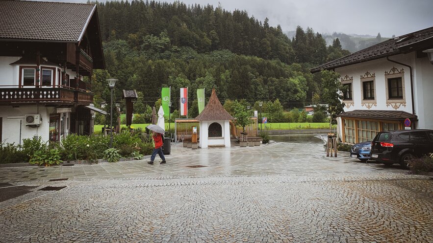 Regnerischer Tag in Saalfelden - Leogang