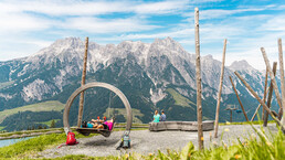 Relax at Mountain of Senses | © Michael Geißler Relaxing at Asitz Mountain of Senses in Leogang | © Michael Geißler