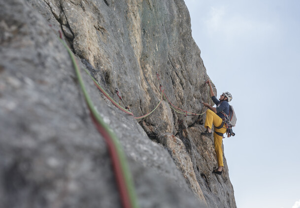 klettern in Leogang | © Sportalpen Kletterer am Felsen in Leogang | © Sportalpen