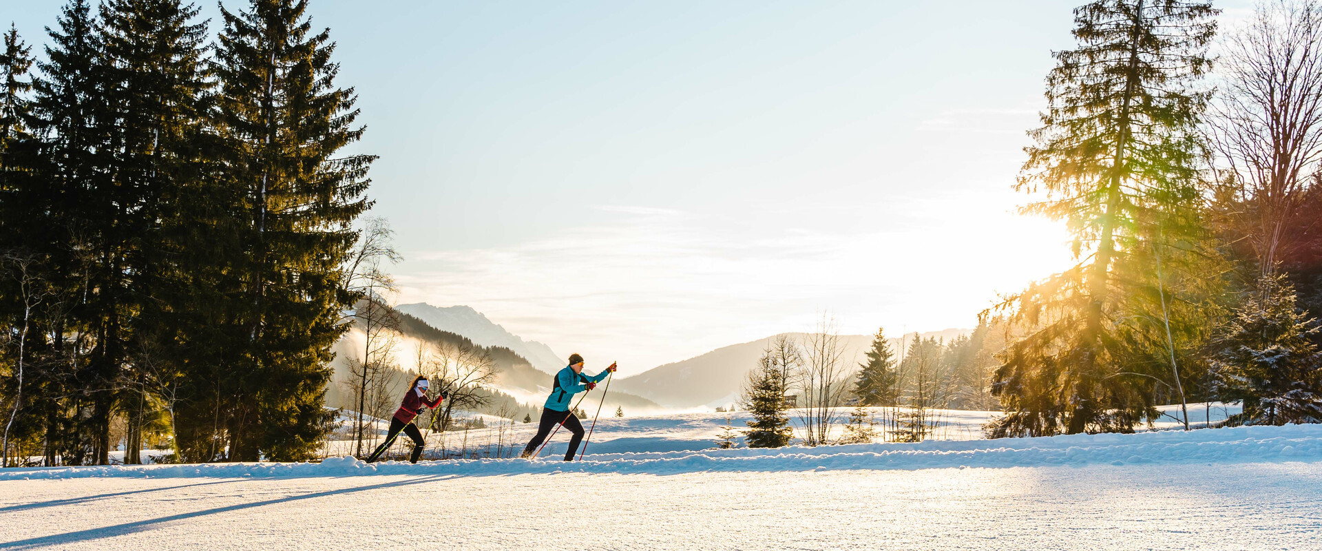 Cross country skiing in Saalfelden-Leogang | © Michael Geißler