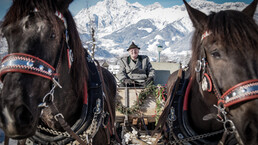 Pferdeschlittenfahrt - Abseits der Piste Horse-drawn sleigh ride - off-piste activities in Saalfelden-Leogang