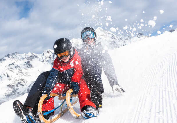 Tagesrodelbahn Asitz | © cbphotography Rodeln mit Kindern am Asitz in Saalfelden | © cbphotography