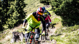 Mountainbiker am Handman-Trail in Saalfelden-Leogang | © Klemens König