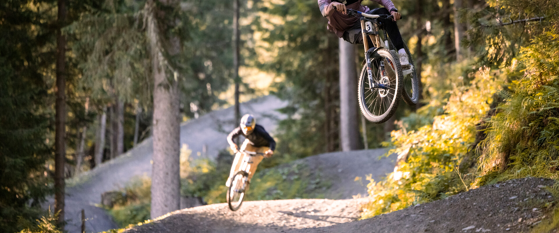 Mountainbiker auf dem Trail in Saalfelden-Leogang | © Klemens König