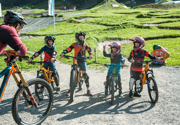 Kinder im Bikepark Leogang | © Klemens König