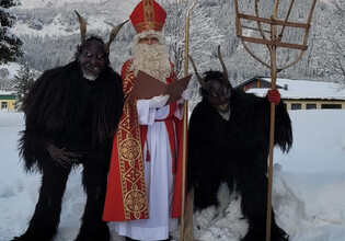 Krampusse zum Anfassen | © Wallnerpass Saalfelden