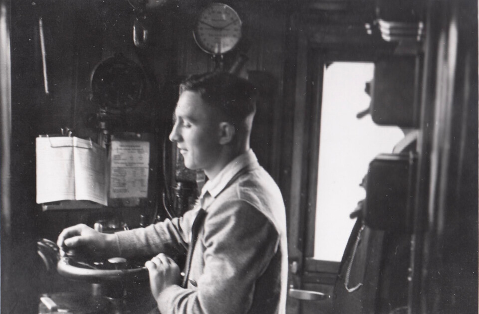 Karl Reinthaler in der Lok | © Privatarchiv Familie Reinthaler
