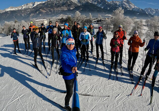 Gruppenbild SporAKTIV Langlaufcamp | © Markus Rothberger