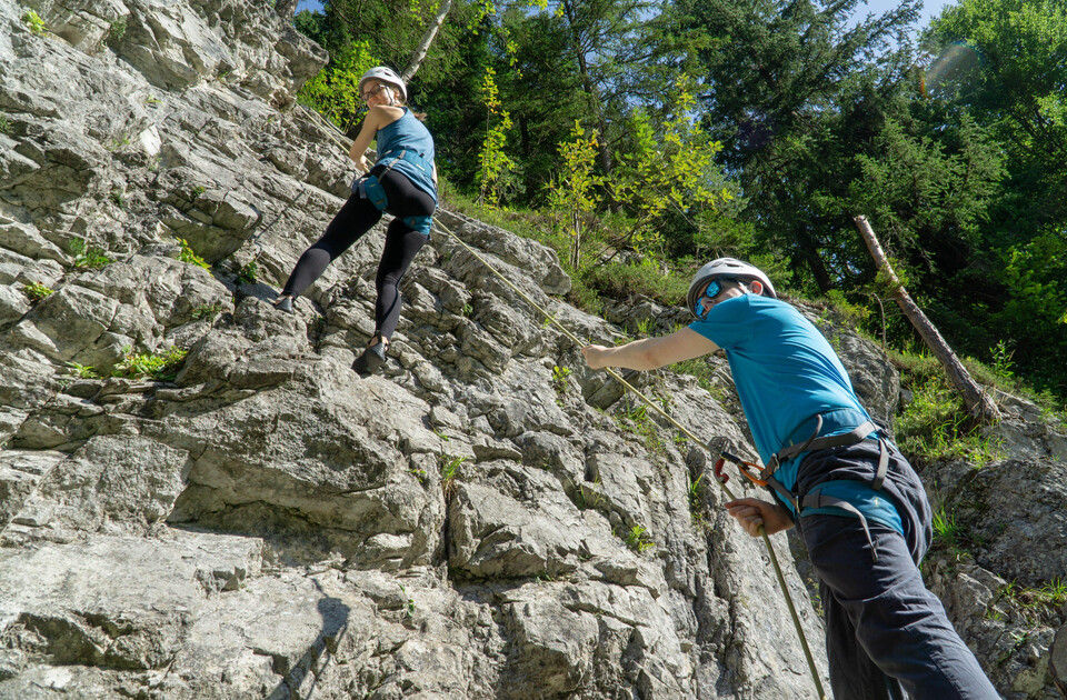 1 Sportklettern am Naturfels im Pinzgauer Saalacht