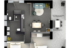 Grundriss Parterre // Apart Herzog Leogang