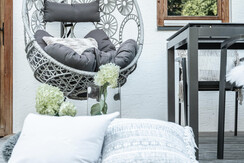 Privater umzäunter Garten mit Terrasse - App. #3