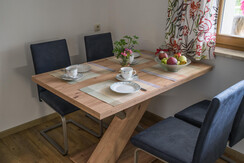 Dining table in the kitchen