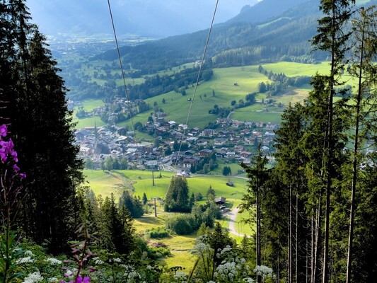Blick auf  den "Hausberg" Hinterreith