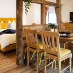 Bild von Ferienhaus, Dusche und Bad, WC, Balkon