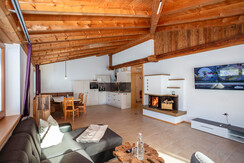 Wohn-Essbereich, Ferienwohnung Steilhang Wohn-Essbereich, Ferienwohnung Steilhang