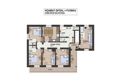 Grundriss_Family Chalet - HoamatLeben Obergeschoss Grundriss_Family Chalet - HoamatLeben Obergeschoss