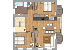 Grundriss Luxus-Appartement