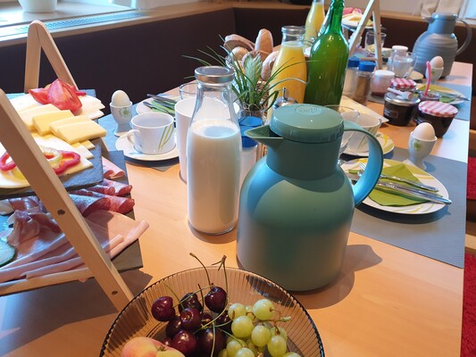Frühstück für unser Studiogäste