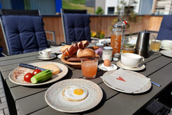 generous sun terrasse, place for outside dinner generous sun terrasse, place for outside dinner