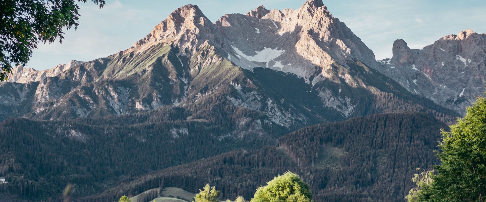 Mountain panorama near Ritzensee