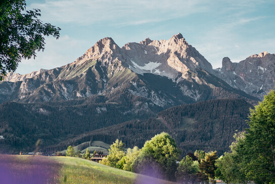 Bergpanorama beim Ritzensee