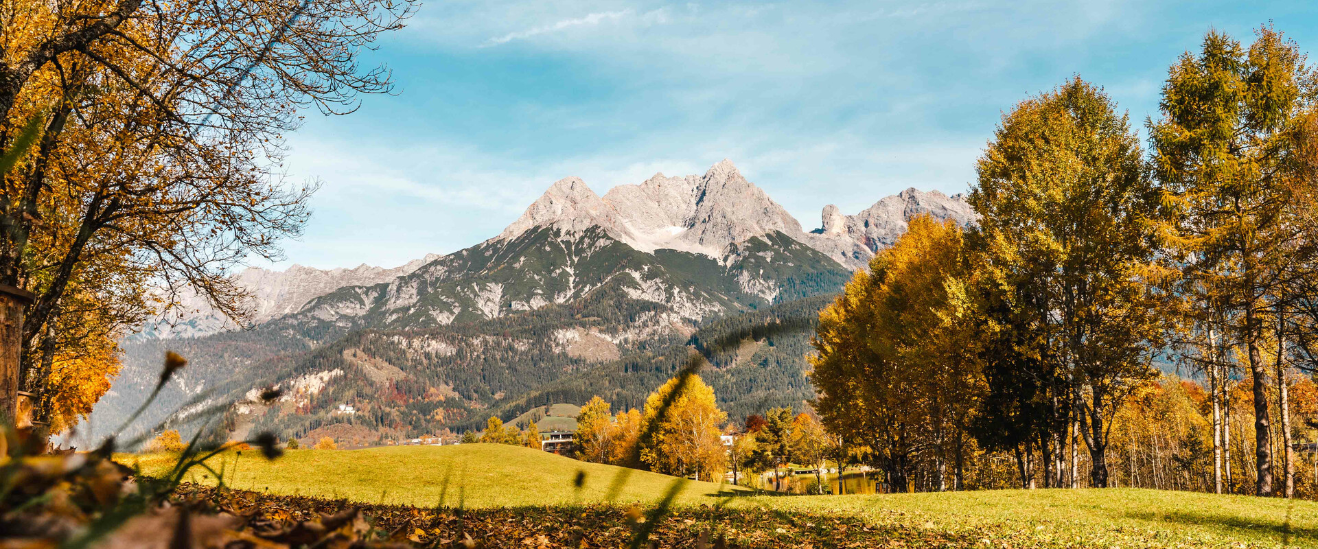 Herbstlandschaft am Ritzensee in Saalfelden Leogang | © Michael Geißler