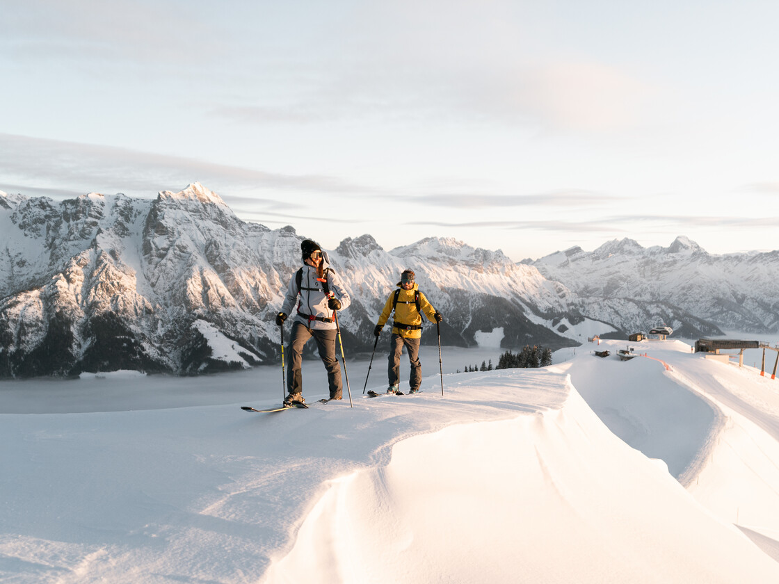 Skitourengeher in Saalfelden Leogang | © Moritz Ablinger