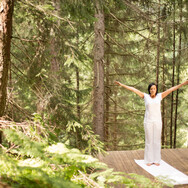 Pilates im Wald